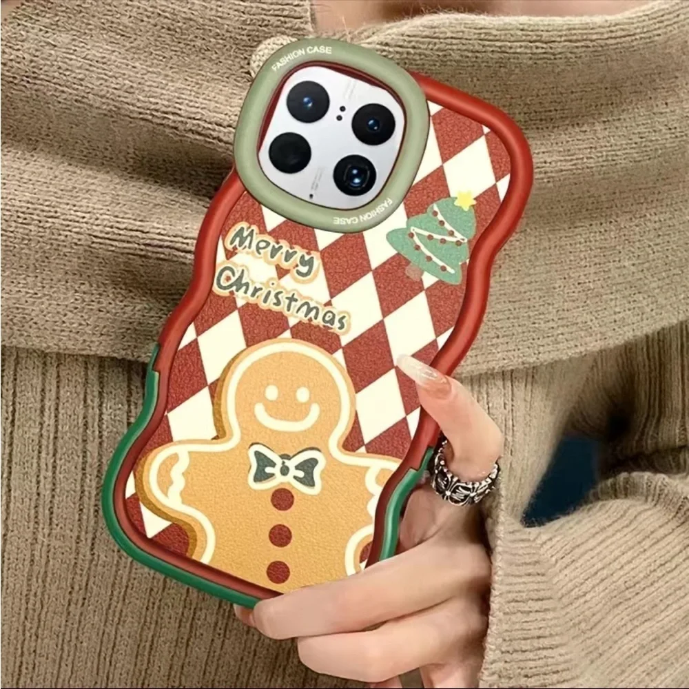 Gingerbread Man Decorative Design Protective Phone Cover Case Apple iPhone